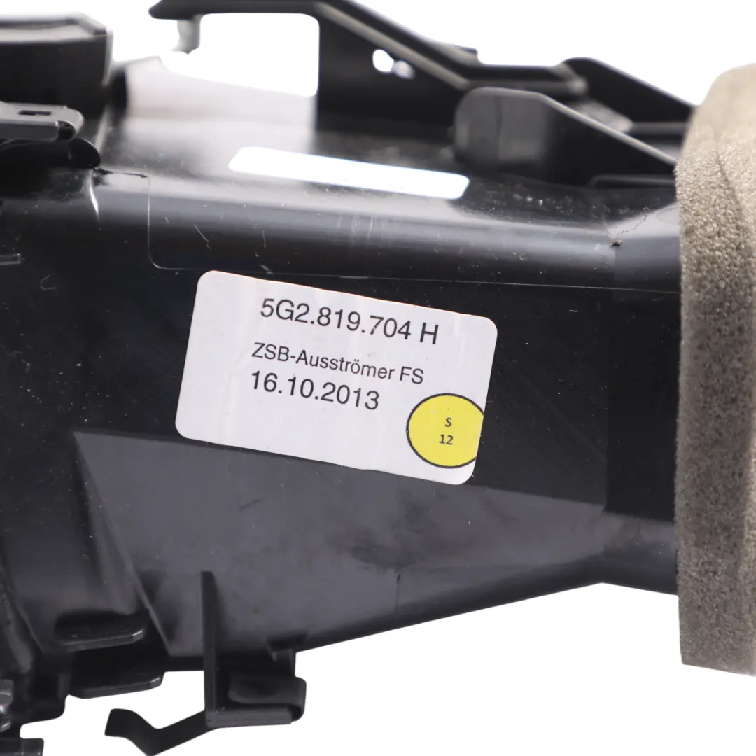 VW Volkswagen Golf Mk7 Dashboard Air Vent Dash Air Duct Right O/S - SKU RHD-5G2819704H-1 - Part number 5G2819704H