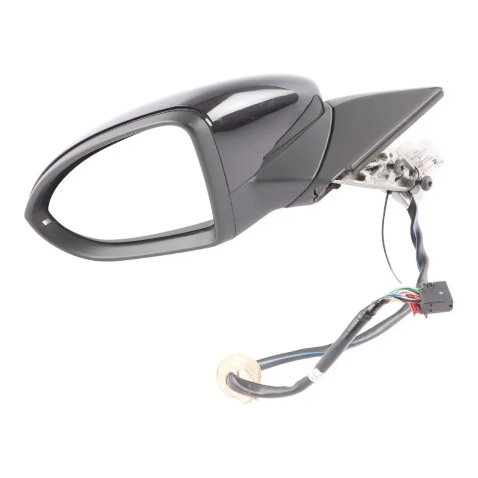 Volkswagen Golf Mk7 Exterior Wing Mirror Left N/S Black - 041 - SKU RHD-5G2857507CA-BLC - Part number 5G2857507CA