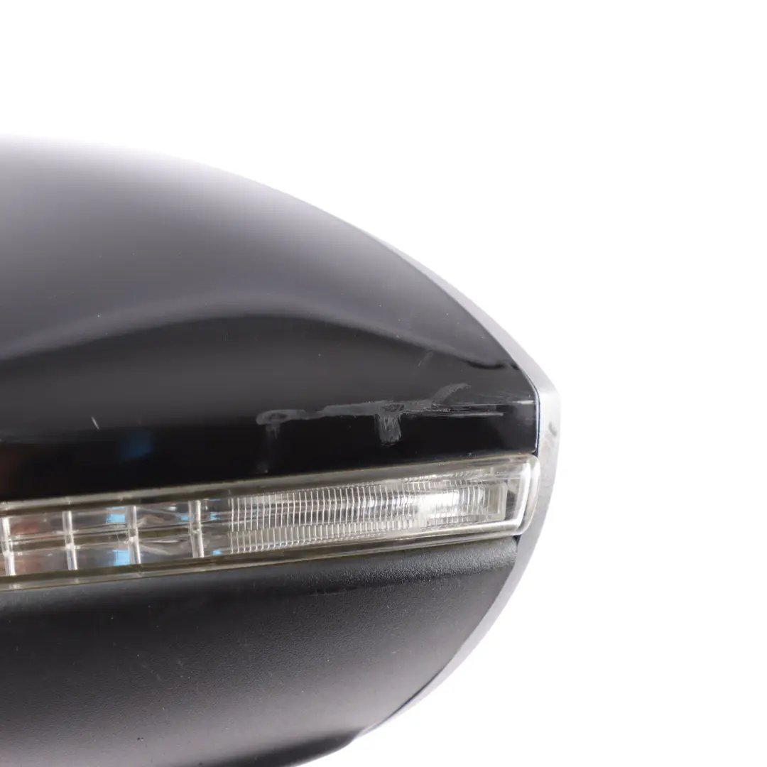 Volkswagen Golf Mk7 Exterior Wing Mirror Right O/S Black - 041 - SKU RHD-5G2857507CA-BLC - Part number 5G2857507CA