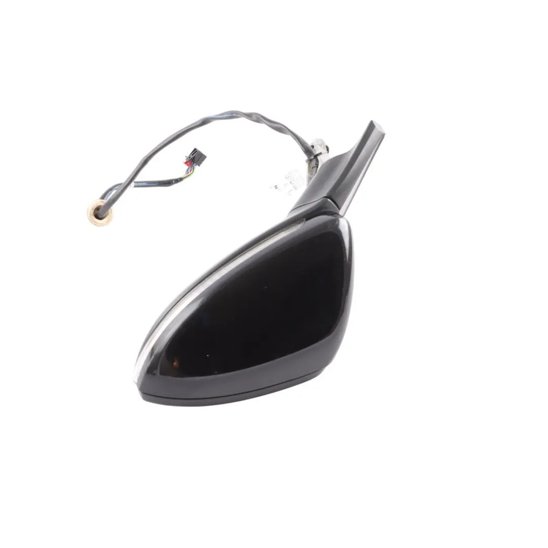 Volkswagen Golf Mk7 Exterior Wing Mirror Left N/S Black - 041 - SKU RHD-5G2857507CA-BLC - Part number 5G2857507CA