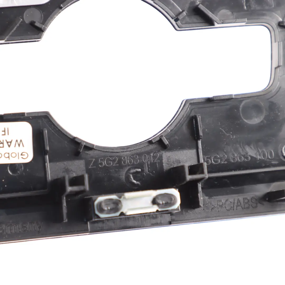 VW Volkswagen Golf Mk7 5G A/C Heater Control Panel Surround Trim 5G2863042 - SKU RHD-5G2863042C - Part number 5G2863042C