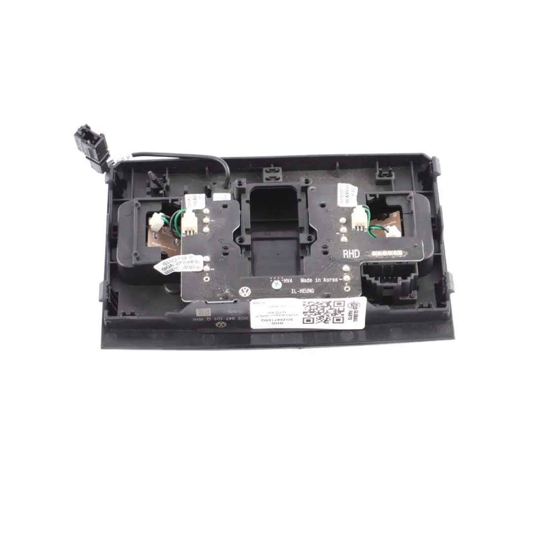 5G Headliner Courtesy Interior Reading Light Lamp to VW Volkswagen Golf with Part number 5G2947105Q VW Volkswagen Golf 5G Headliner Courtesy Interior Reading Light Lamp - SKU RHD-5G2947105Q - Part number 5G2947105Q