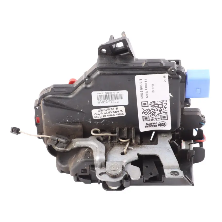 Skoda Fabia 5J Front Door Lock Latch Catch Release Right O/S - SKU 5J2837016 - Part number 5J2837016
