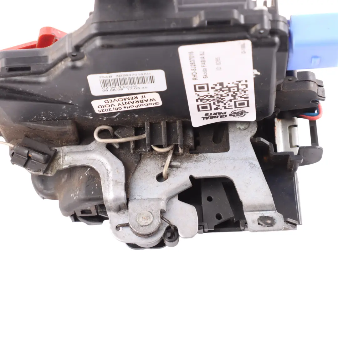 Puerta Delantera Cerradura Pestillo Liberación Derecha para Skoda Fabia 5J con número de pieza 5J2837016 Skoda Fabia 5J Puerta Delantera Cerradura Pestillo Liberación Derecha - SKU 5J2837016 - Número de pieza 5J2837016
