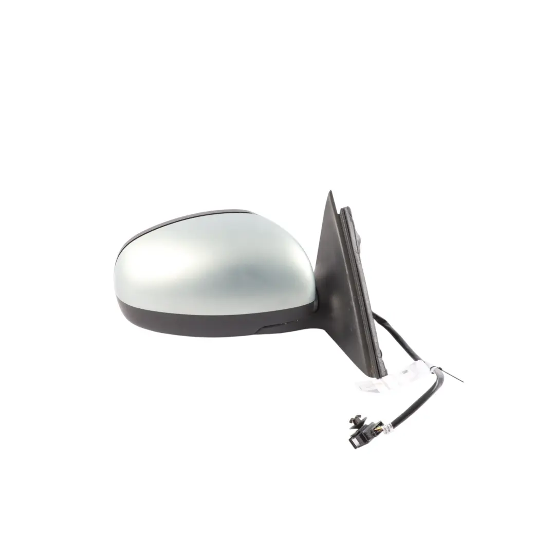 Skoda Fabia 5J Door Wing Mirror Right O/S Outside Arctic Green Metallic - 8B - SKU RHD-5J2857508E-ARG - Part number 5J2857508E