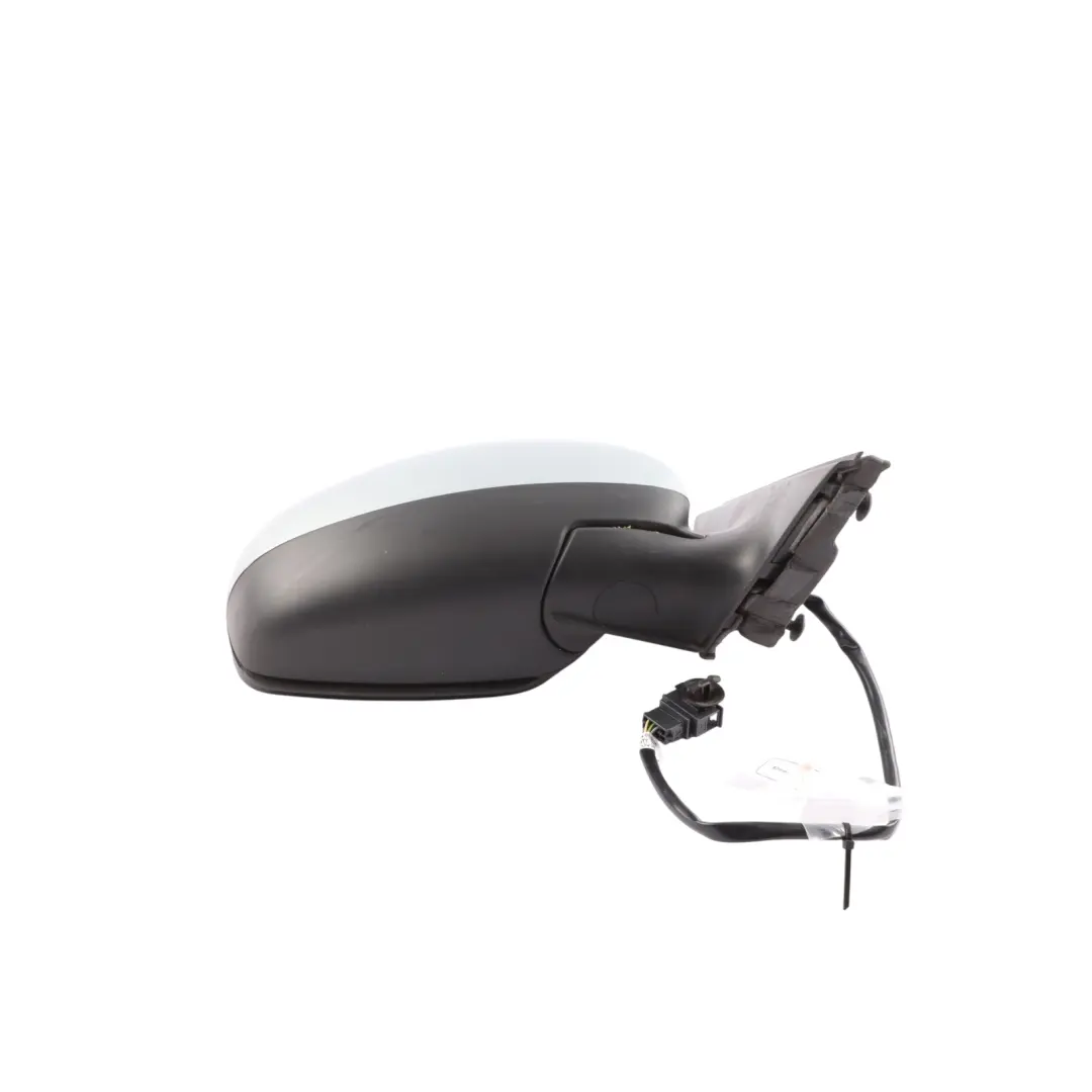 Door Wing Mirror Right O/S Outside Arctic Green Metallic - 8B to Skoda Fabia 5J with Part number 5J2857508E Skoda Fabia 5J Door Wing Mirror Right O/S Outside Arctic Green Metallic - 8B - SKU RHD-5J2857508E-ARG - Part number 5J2857508E