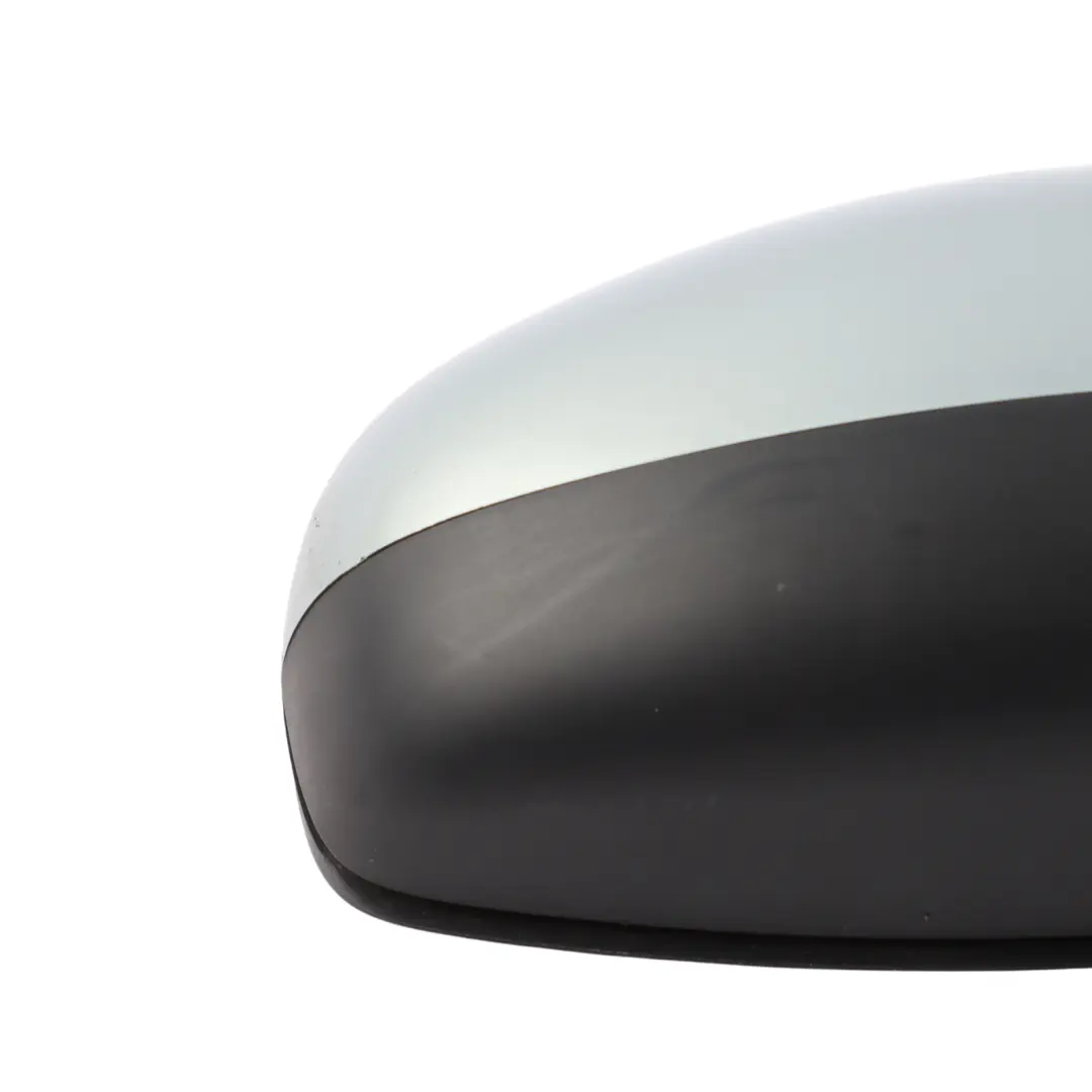 Door Wing Mirror Right O/S Outside Arctic Green Metallic - 8B to Skoda Fabia 5J with Part number 5J2857508E Skoda Fabia 5J Door Wing Mirror Right O/S Outside Arctic Green Metallic - 8B - SKU RHD-5J2857508E-ARG - Part number 5J2857508E