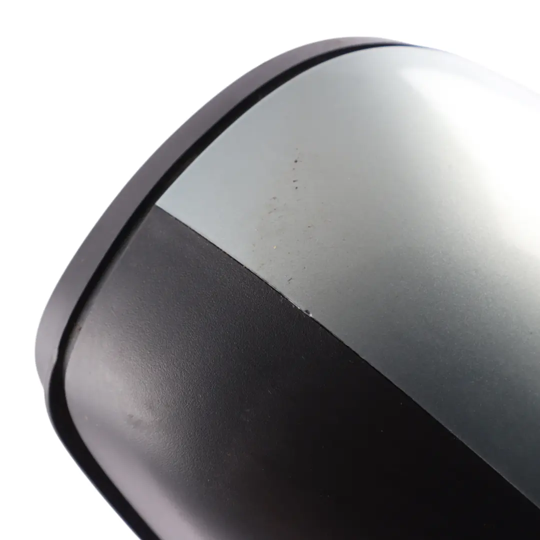 Skoda Fabia 5J Door Wing Mirror Right O/S Outside Arctic Green Metallic - 8B - SKU RHD-5J2857508E-ARG - Part number 5J2857508E