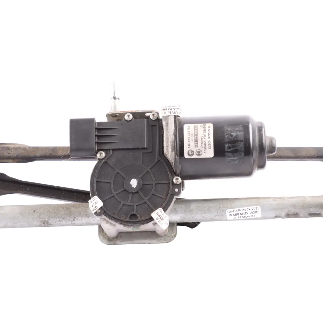 Skoda Rapid NH1 Fabia Mk3 Front Windscreen Wiper Motor Linkage - SKU RHD-5JC955113 - Part number 5JC955113