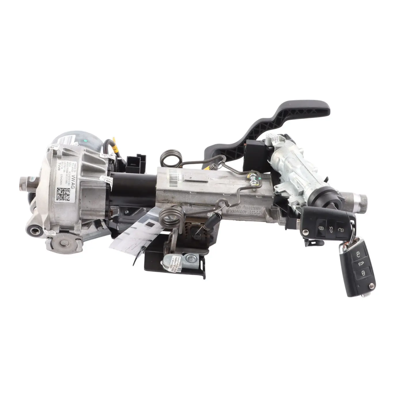 Seat Ibiza 6J IV Steering Column Motor Ignition Keys Set ECU 6C2423510BL