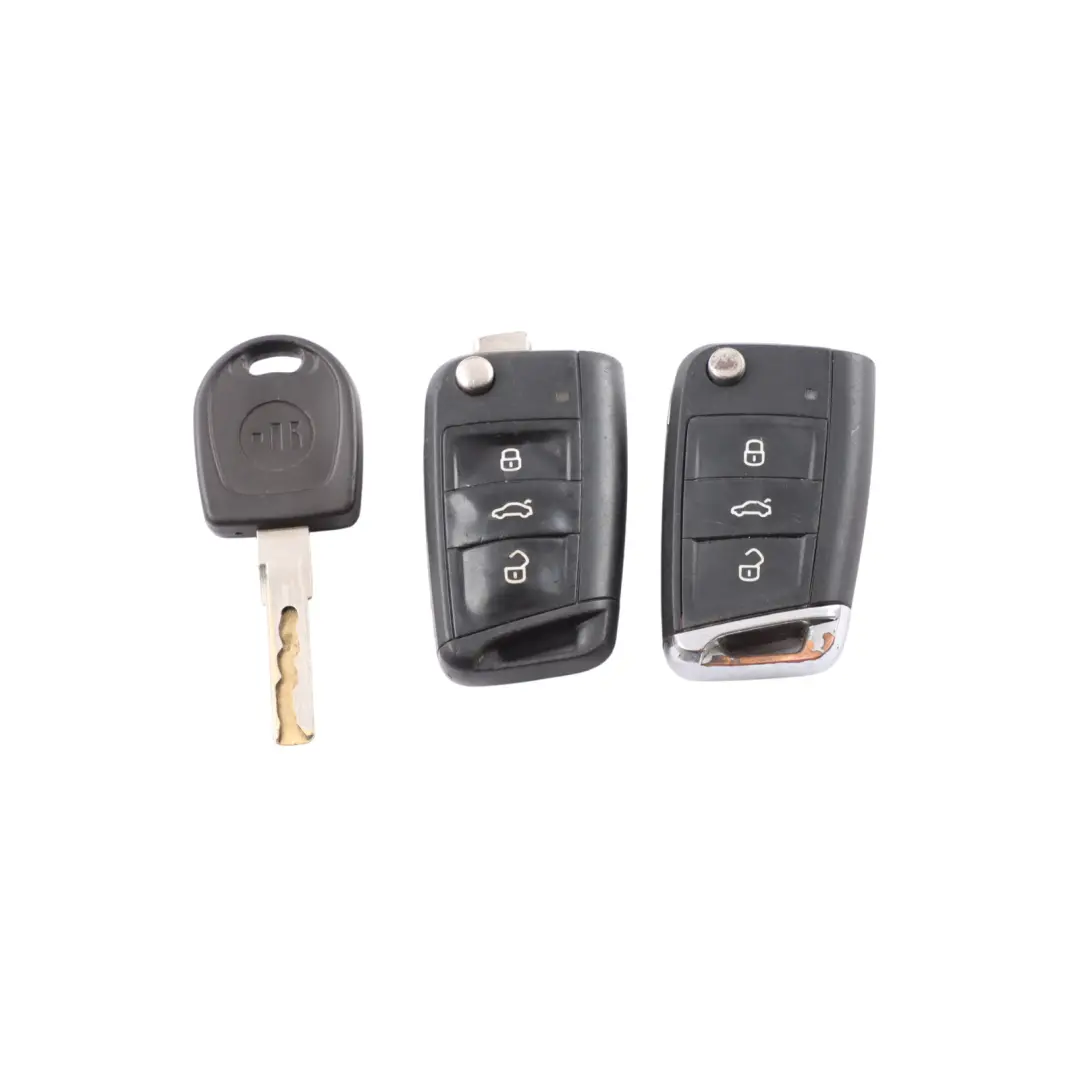 Seat Ibiza 6J IV Steering Column Motor Ignition Keys Set ECU - SKU RHD-6C2423510BL - Part number 6C2423510BL