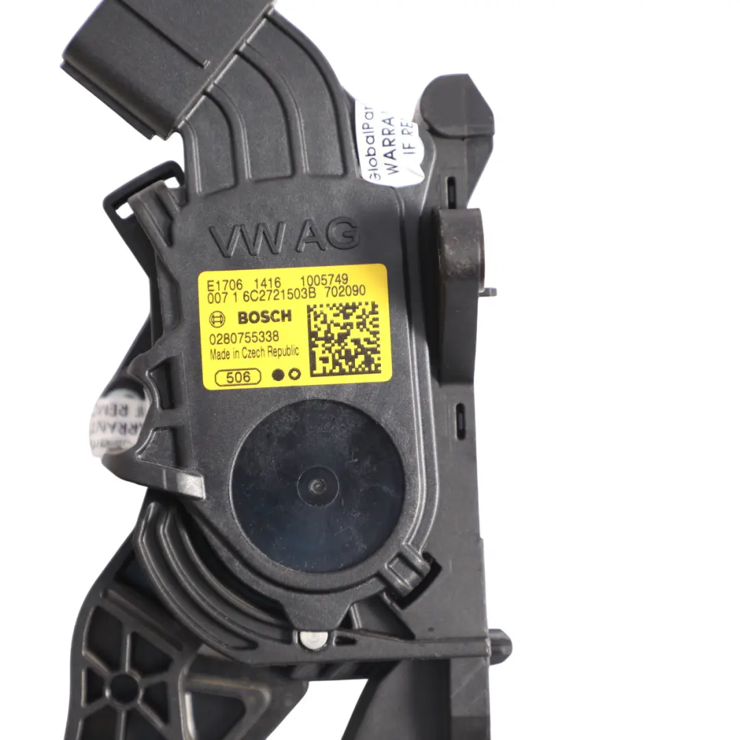Volkswagen Polo Mk5 6R Throttle Pedal Accelerator Gas Pedal Assembly - SKU RHD-6C2721503B - Part number 6C2721503B