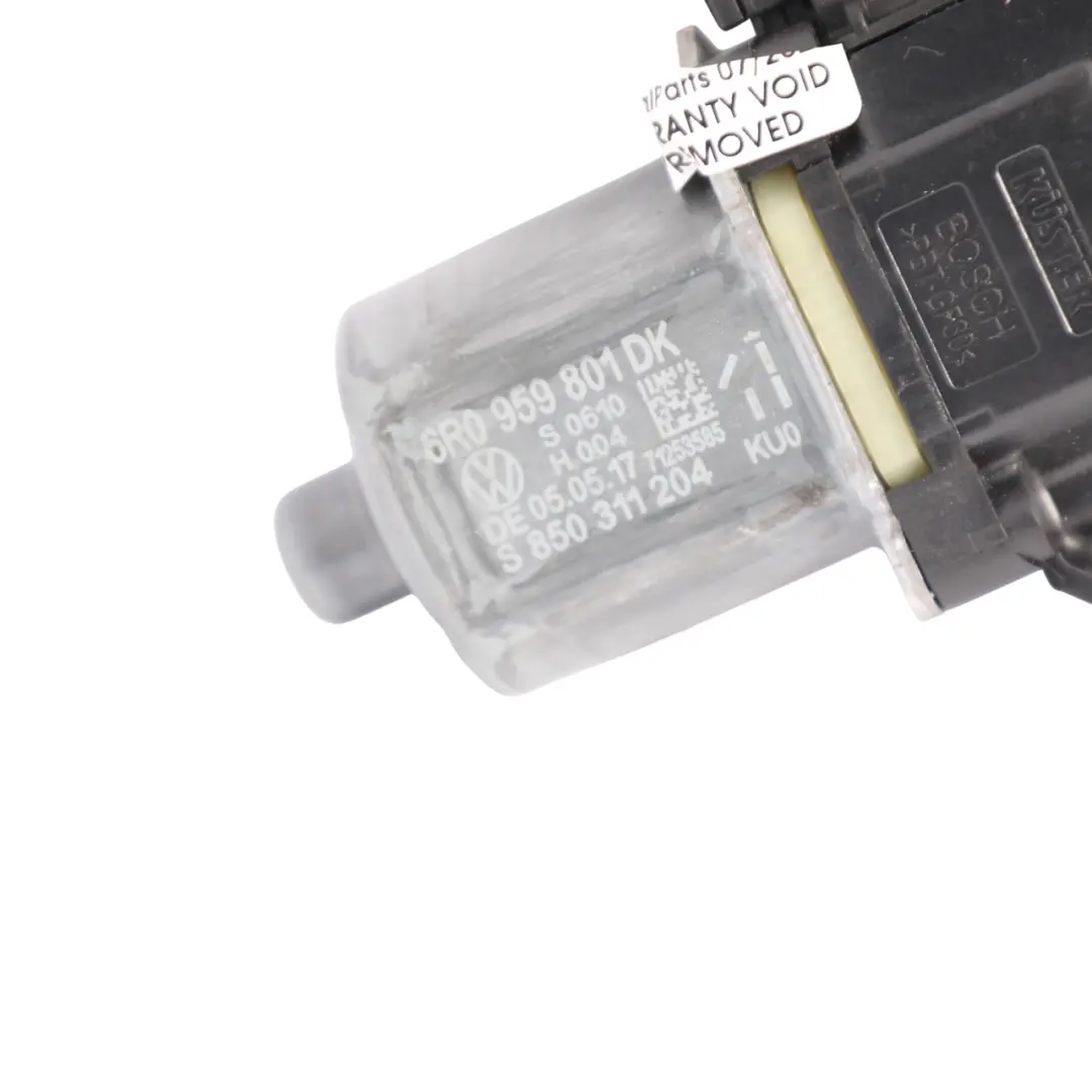 Mk5 6R 5D Front Window Lifter Left N/S Regulator Motor to VW Polo with Part number 6R0959801DK VW Polo Mk5 6R 5D Front Window Lifter Left N/S Regulator Motor - SKU RHD-6R0959801DK - Part number 6R0959801DK
