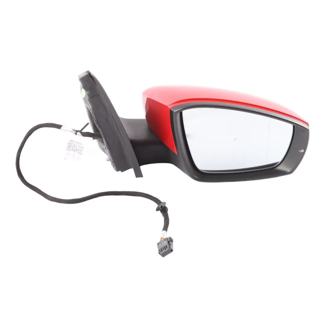 Volkswagen VW Polo 6R Door Wing Mirror Electric Heated Right O/S Flash Red - P3G