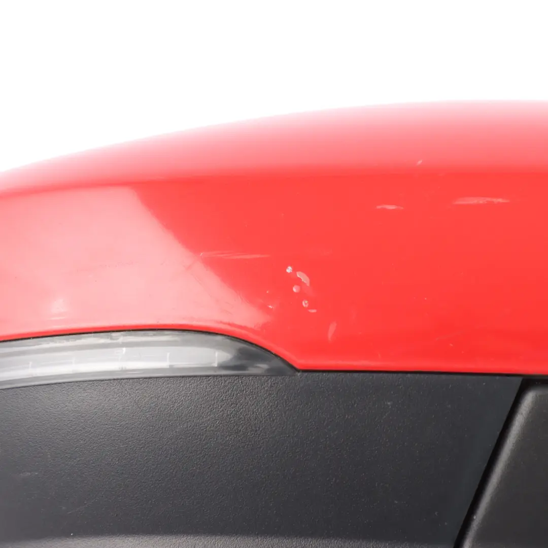 Volkswagen VW Polo 6R Door Wing Mirror Electric Heated Right O/S Flash Red - P3G - SKU RHD-6R2857508AB-FLRE - Part number 6R2857508AB