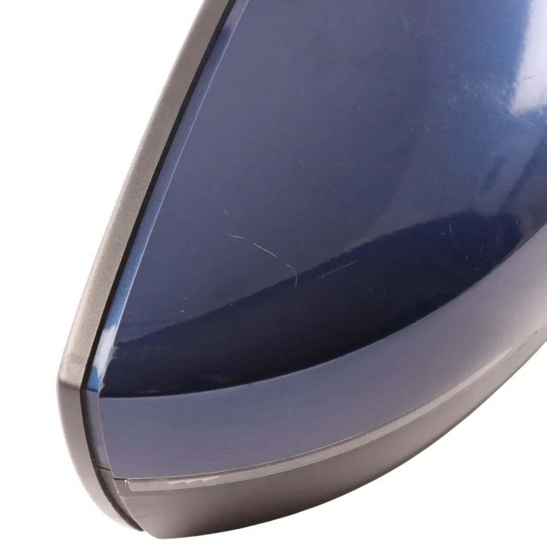 Volkswagen Polo 6R Door Wing Mirror Electric Outside Right O/S Shadow Blue - D5Q - SKU RHD-6R2857508R-SHBL - Part number 6R2857508R