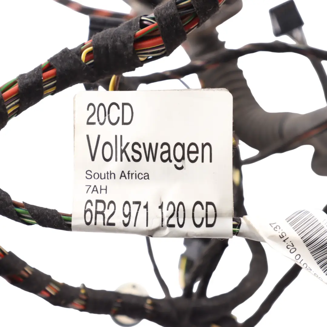 VW Volkswagen Polo 6R Driver's Side Door Wiring Harness Loom - SKU RHD-6R2971120CD - Part number 6R2971120CD
