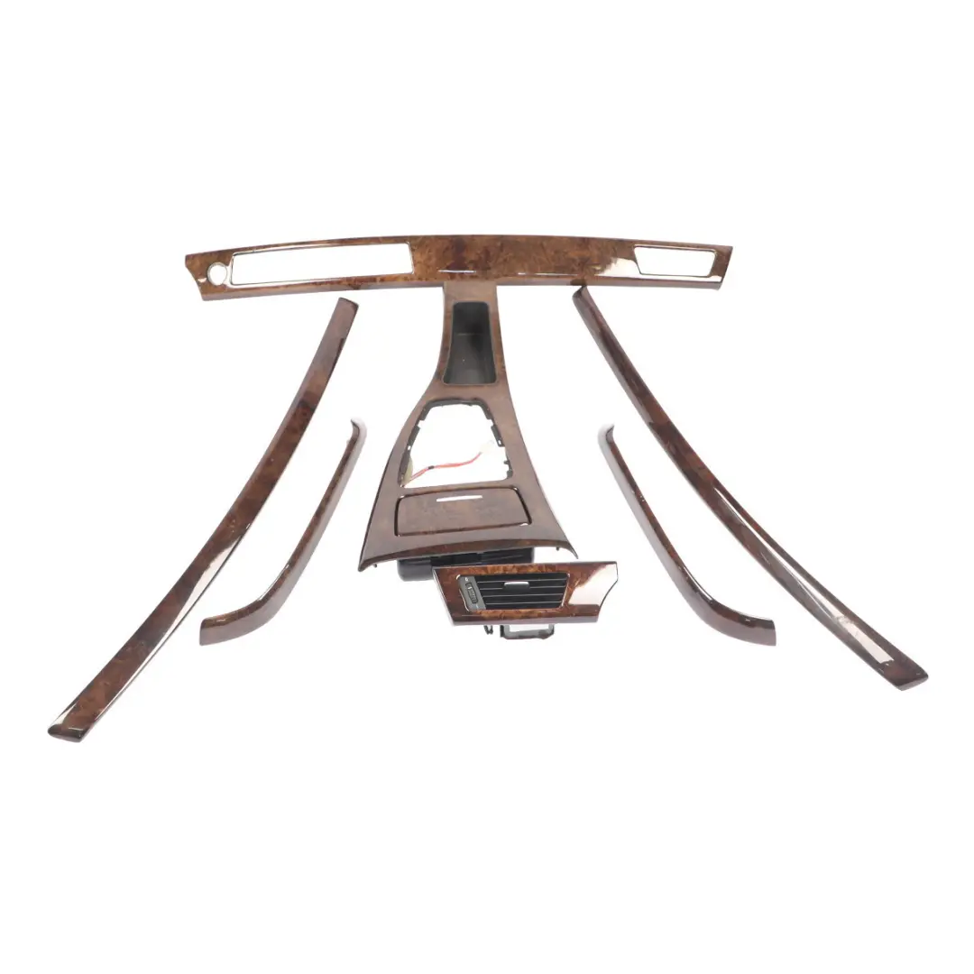 Dashboard Interior Trim BMW E90 4 Dash Ashtray Strip Cover Set Burr Nutwood Wood to with Part number 7137485 Dashboard Interior Trim BMW E90 4 Dash Ashtray Strip Cover Set Burr Nutwood Wood - SKU RHD-7132852-4 - Part number 7137485