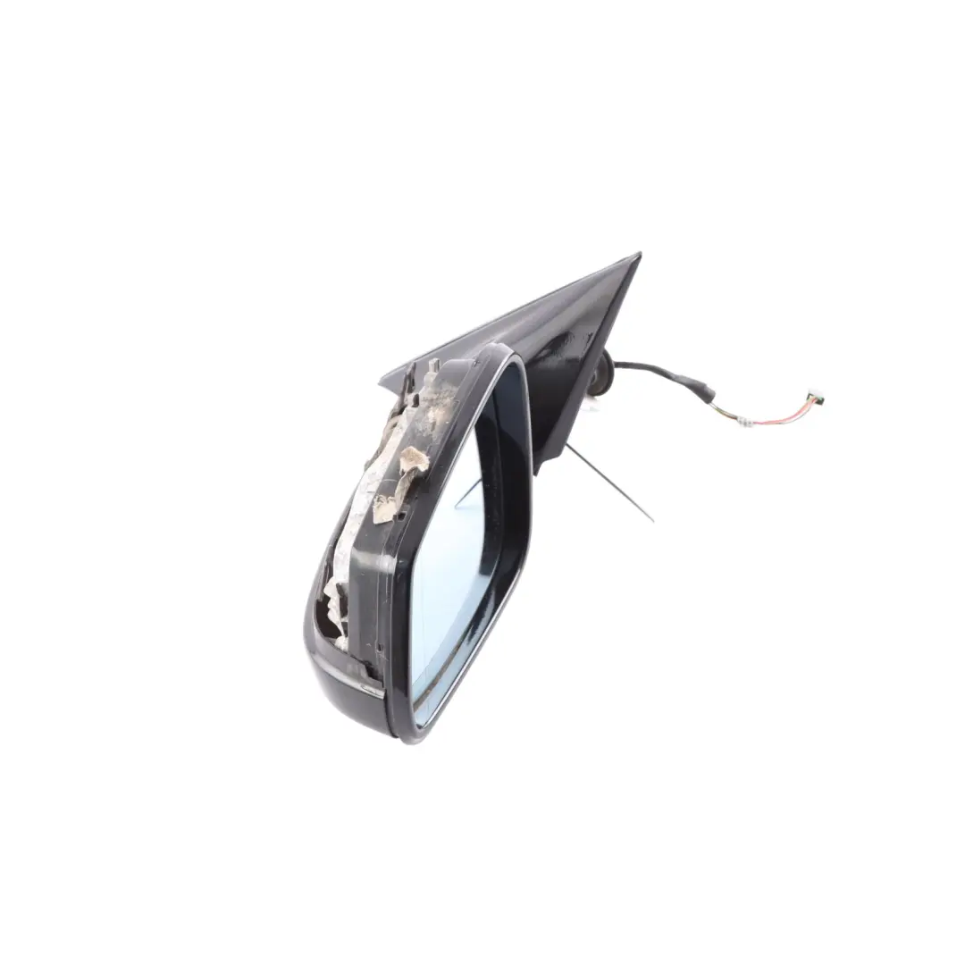 BMW E60 E61 LCI Wing Mirror Heated Left N/S Carbonschwarz Carbon Black - SKU RHD-7189571-2 - Part number 7189571