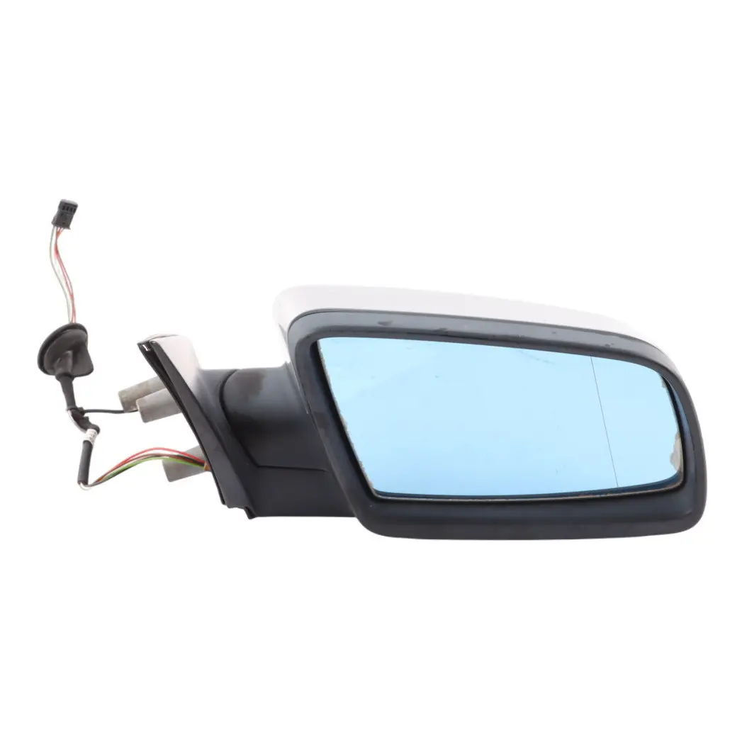 BMW E60 E61 LCI Wing Mirror Heated Right O/S Titansilber Silver 354 7189572
