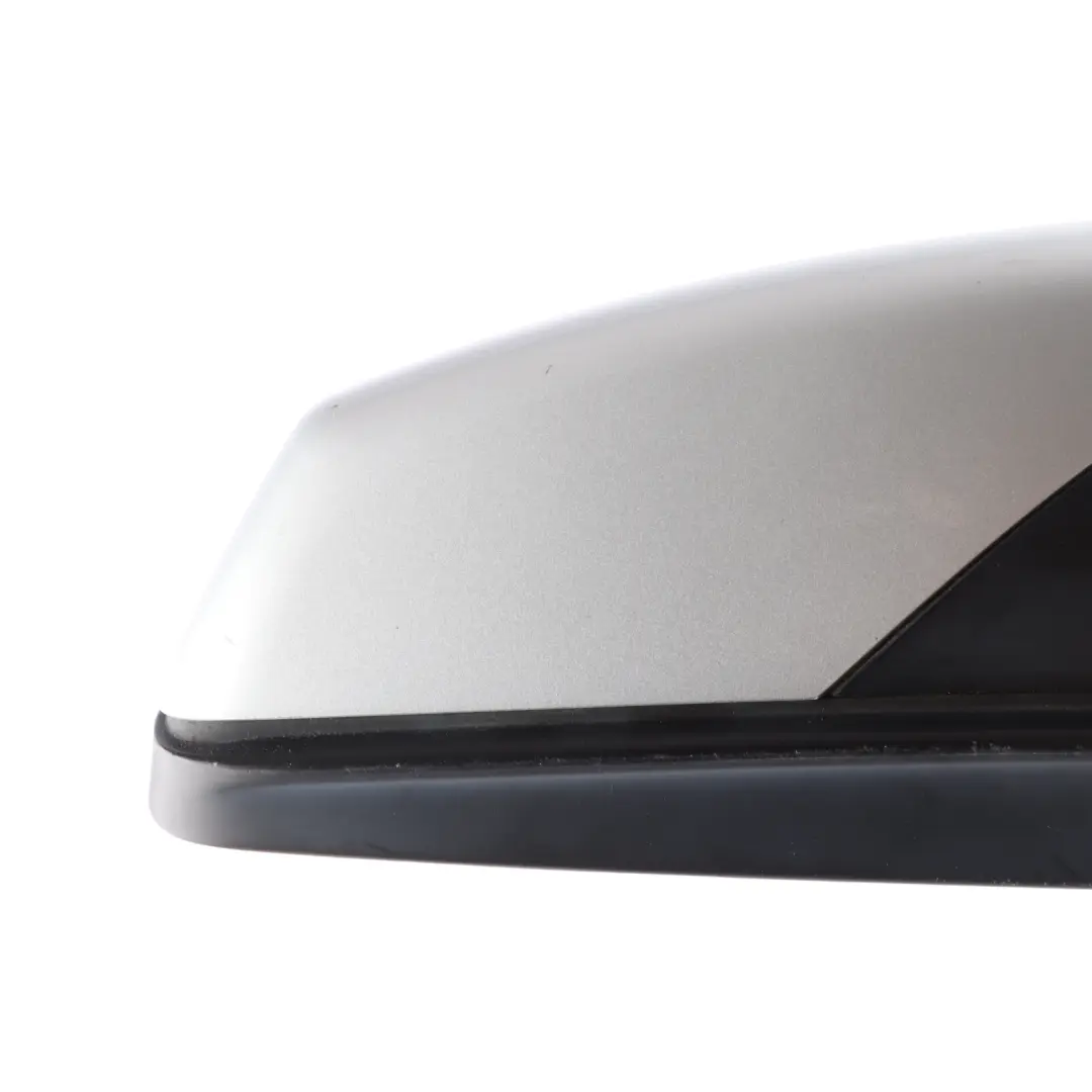 BMW E60 E61 LCI Wing Mirror Heated Right O/S Titansilber Silver 354 - SKU RHD-7189572-TS - Part number 7189572