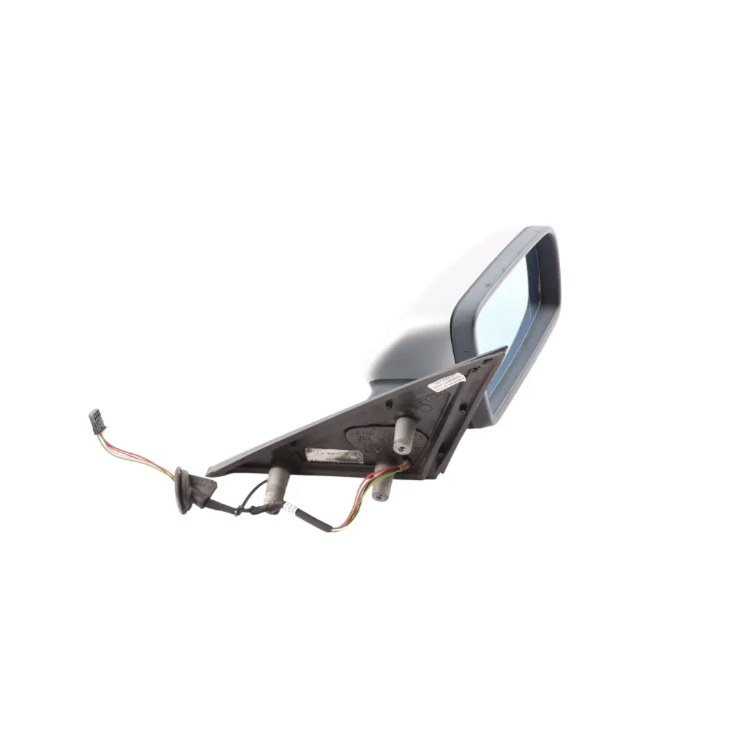 BMW E60 E61 LCI Wing Mirror Heated Right O/S Titansilber Silver 354 - SKU RHD-7189572-TS - Part number 7189572