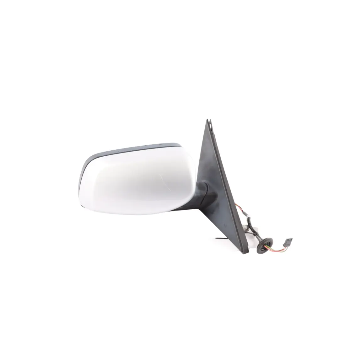 BMW E60 E61 LCI Wing Mirror Heated Right O/S Titansilber Silver 354 - SKU RHD-7189572-TS - Part number 7189572