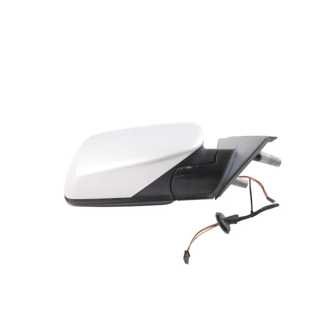 BMW E60 E61 LCI Wing Mirror Heated Right O/S Titansilber Silver 354 - SKU RHD-7189572-TS - Part number 7189572