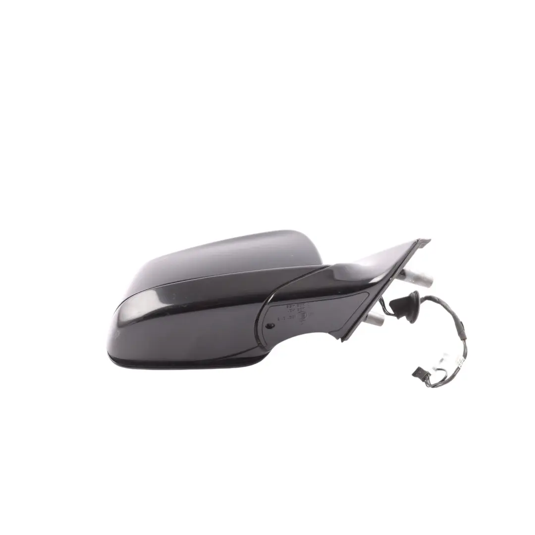 BMW E60 E61 LCI Door Wing Mirror Outside Right O/S Black - SKU RHD-7189574-BLK - Part number 7189574