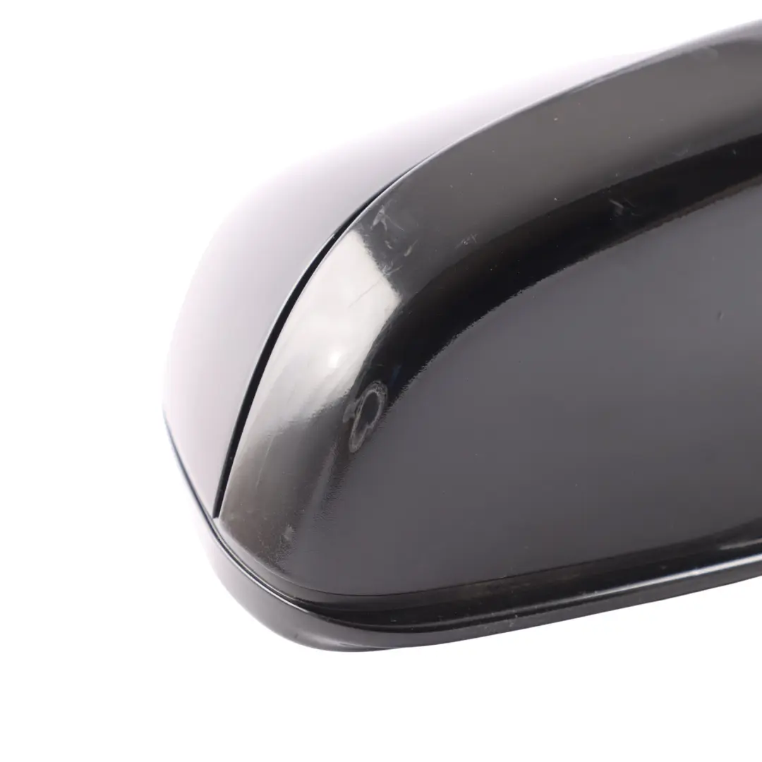 BMW E60 E61 LCI Door Wing Mirror Outside Right O/S Black - SKU RHD-7189574-BLK - Part number 7189574