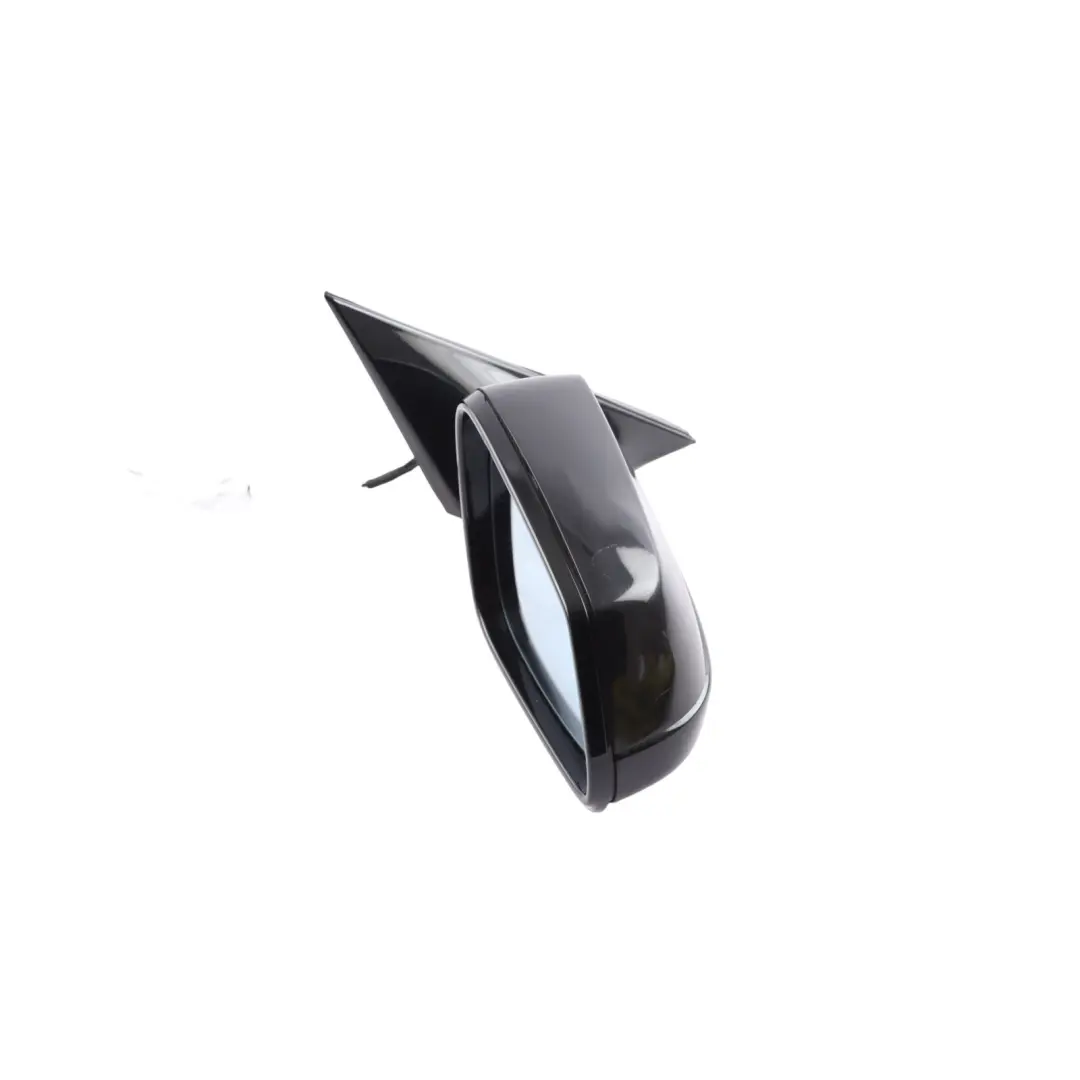 BMW E60 E61 LCI Door Wing Mirror Outside Right O/S Black - SKU RHD-7189574-BLK - Part number 7189574