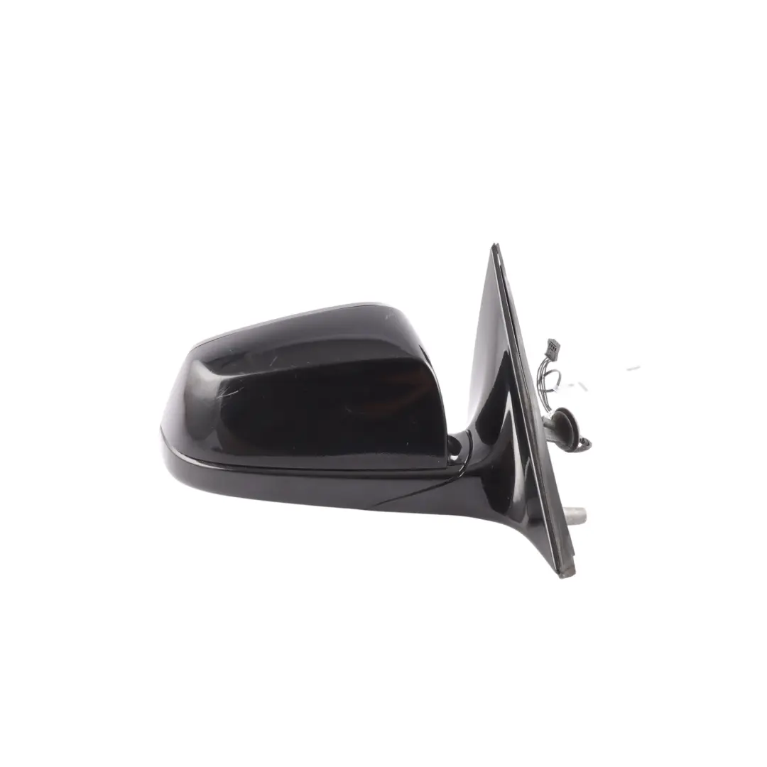 BMW E60 E61 LCI Door Wing Mirror Outside Right O/S Black - SKU RHD-7189574-BLK - Part number 7189574