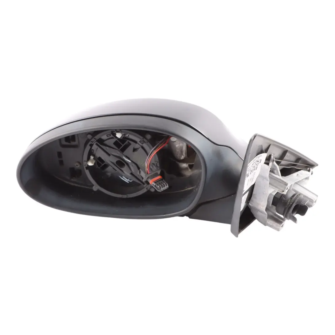 BMW E90 E91 Power Fold Auto Dip Left Wing Mirror N/S Black Sapphire