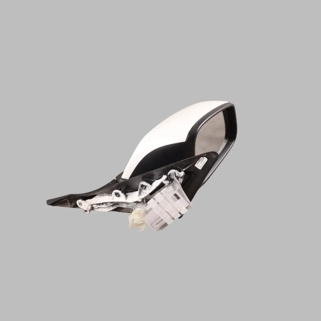 BMW F20 Wing Mirror Heated Right O/S 6 Pins Outside Alpinweiss White 300 - SKU RHD-7242704-AW - Part number 7242704