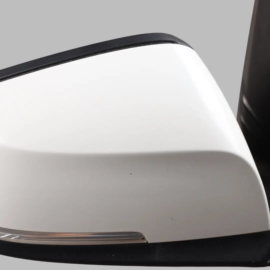 BMW F20 Wing Mirror Heated Right O/S Outside 6 Pins Alpinweiss White - 300 - SKU RHD-7242704-AW1 - Part number 7242704