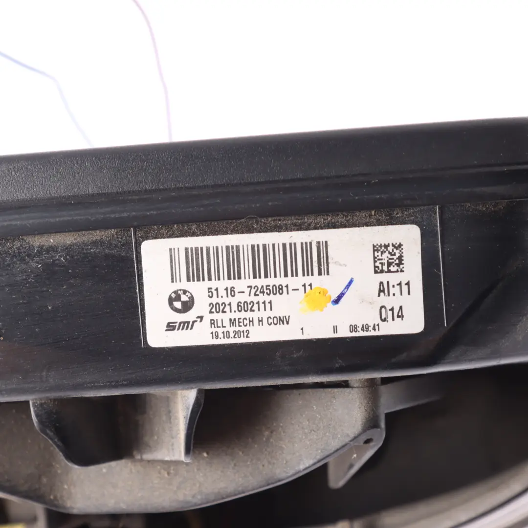 Outside Heated Left Wing Mirror Base N/S to BMW F30 F31 with Part number 7245093 BMW F30 F31 Outside Heated Left Wing Mirror Base N/S - SKU RHD-7245093-2 - Part number 7245093