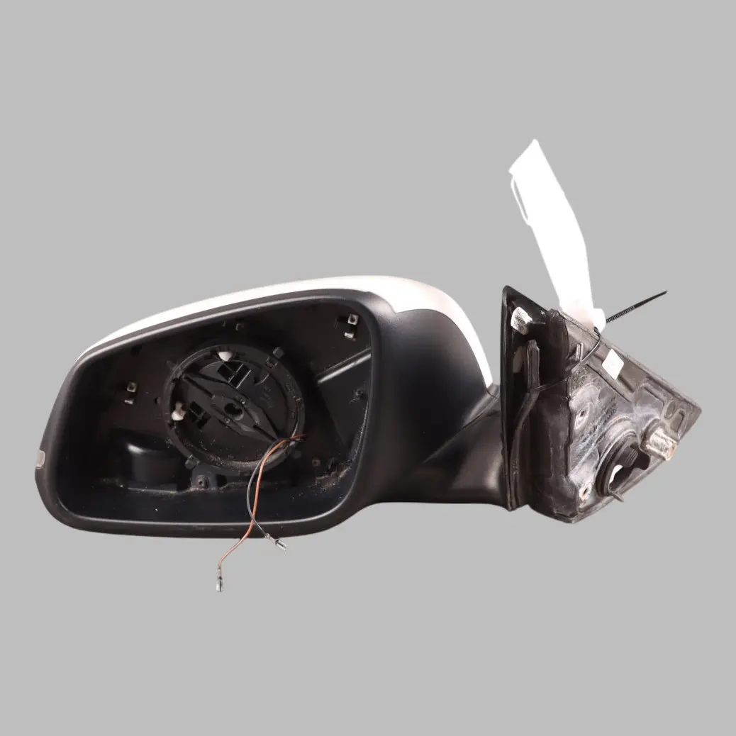 BMW F30 F31 Heated Left Wing Mirror N/S Alpinweiss 3 - 300 - SKU RHD-7245093-AW1 - Part number 7245093