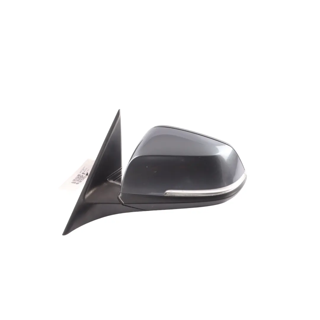 BMW F30 F31 Wing Mirror Heated Left Door N/S 6 Pins Mineral Grau Metallic - B39 - SKU RHD-7245093-MG - Part number 7245093