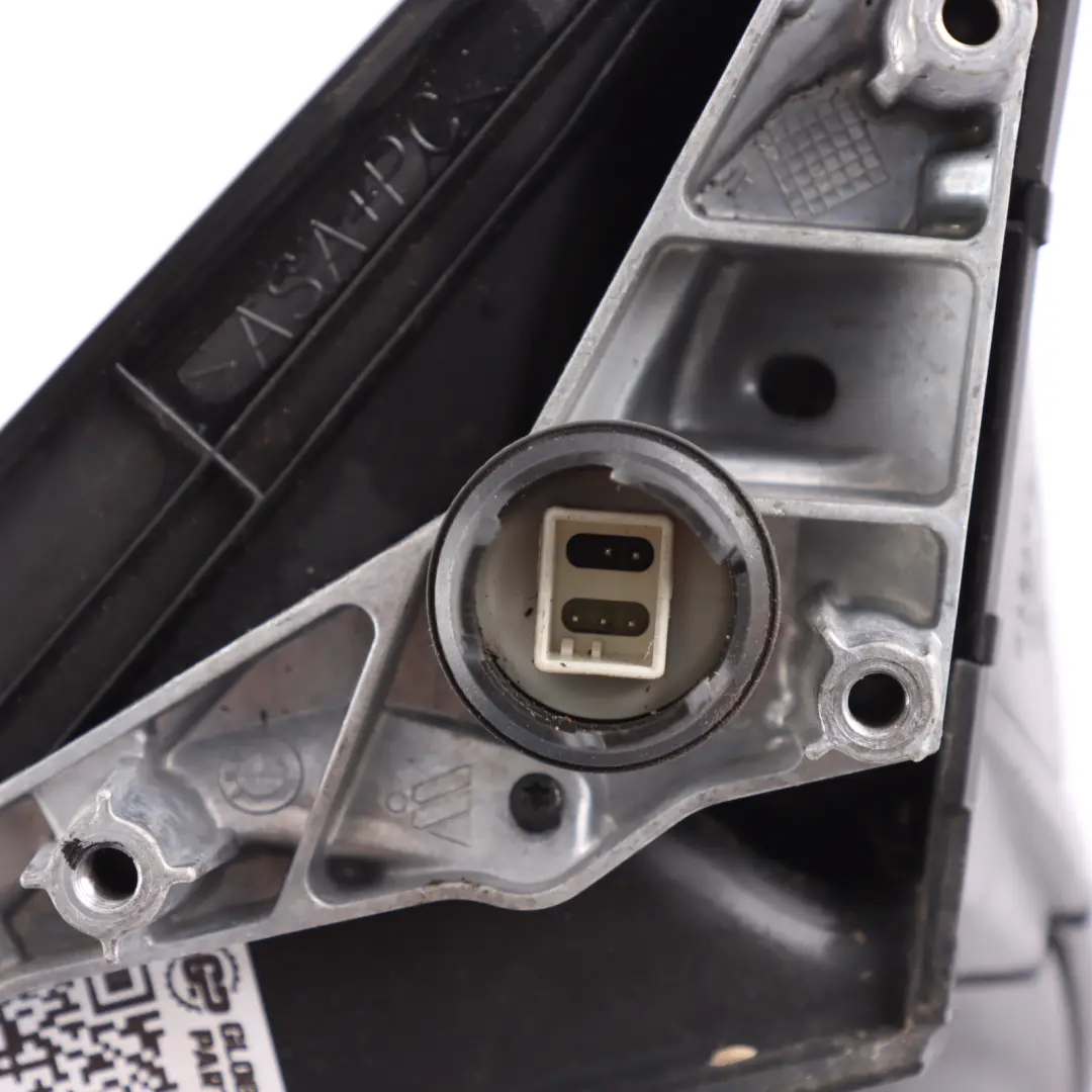 Heated Left Wing Mirror N/S Black Sapphire Metallic 475 to BMW E90 E91 LCI with Part number 7268263 BMW E90 E91 LCI Heated Left Wing Mirror N/S Black Sapphire Metallic 475 - SKU RHD-7268263-BS - Part number 7268263