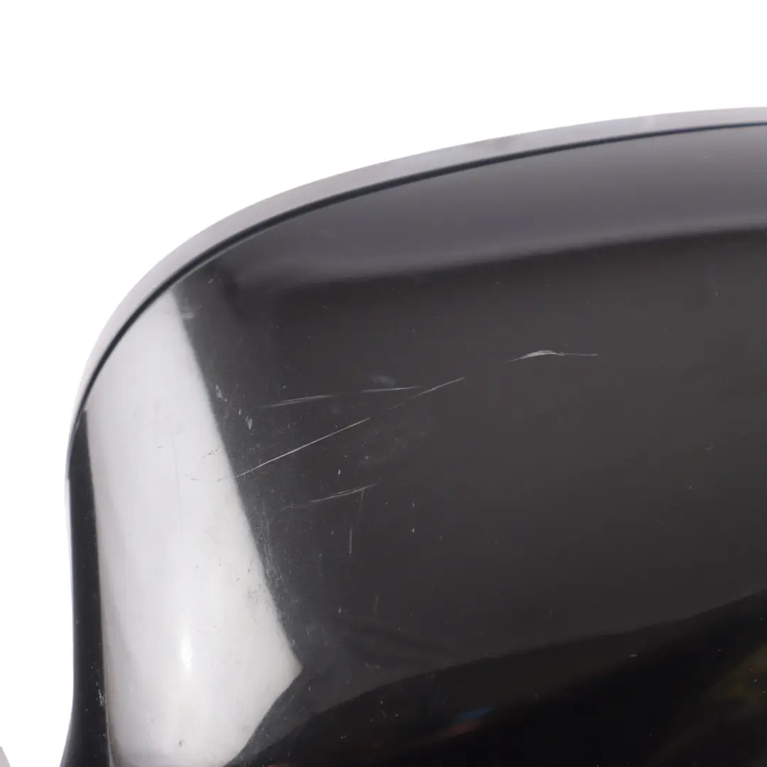 Heated Left Wing Mirror N/S Black Sapphire Metallic 475 to BMW E90 E91 LCI with Part number 7268263 BMW E90 E91 LCI Heated Left Wing Mirror N/S Black Sapphire Metallic 475 - SKU RHD-7268263-BS - Part number 7268263