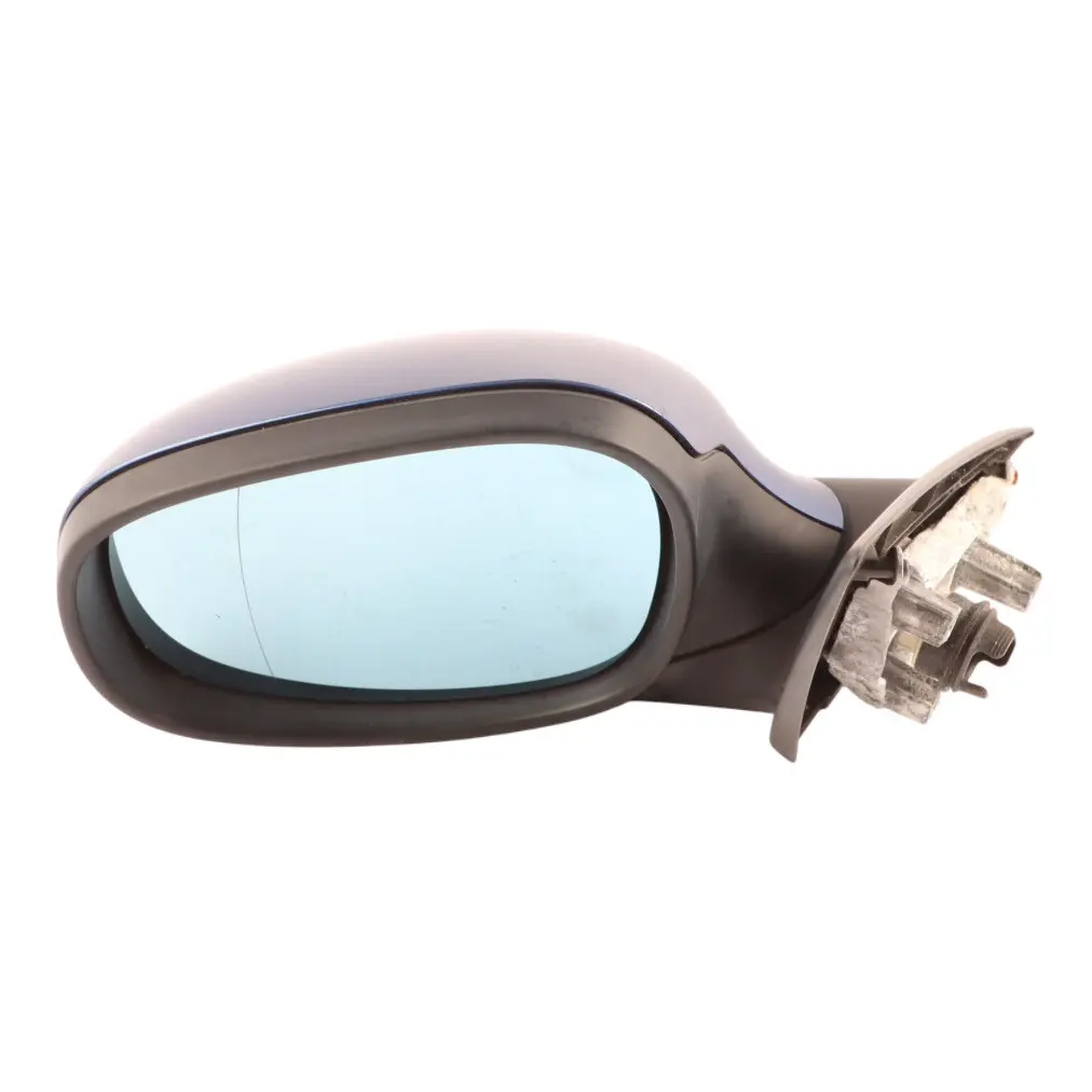 BMW E90 E91 LCI Heated Left Wing Mirror N/S Montegoblau Blue Metallic - A51