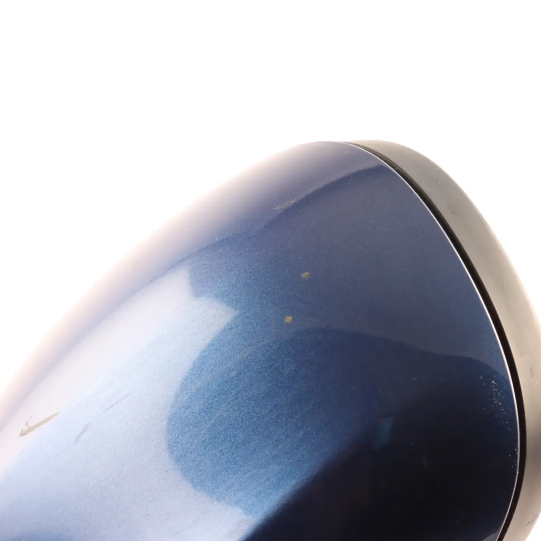 BMW E90 E91 LCI Heated Left Wing Mirror N/S Montegoblau Blue Metallic - A51 - SKU RHD-7268263-MTB - Part number 7268263