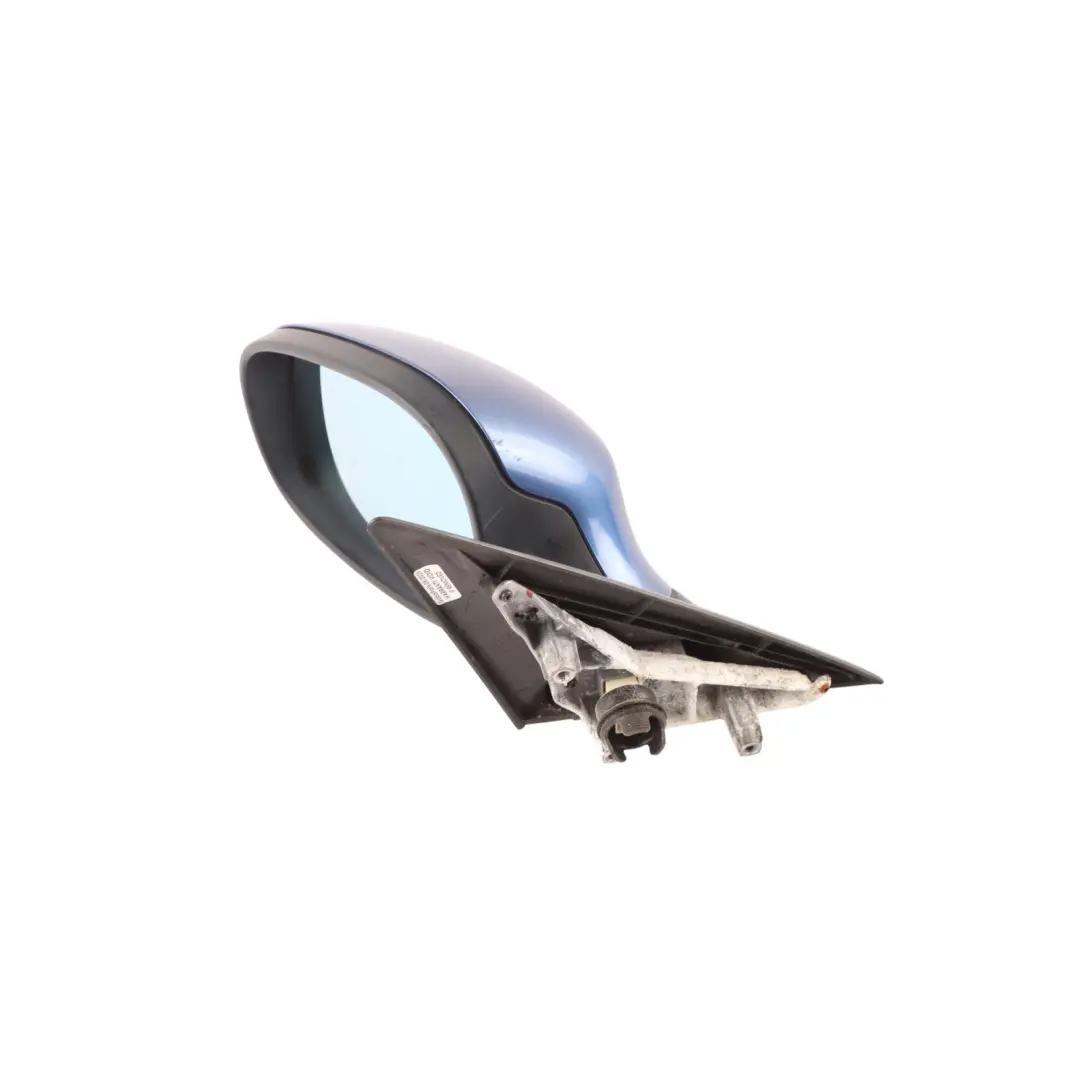BMW E90 E91 LCI Heated Left Wing Mirror N/S Montegoblau Blue Metallic - A51 - SKU RHD-7268263-MTB - Part number 7268263