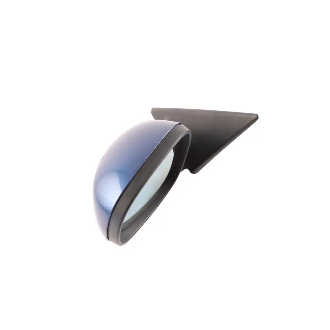 BMW E90 E91 LCI Heated Left Wing Mirror N/S Montegoblau Blue Metallic - A51 - SKU RHD-7268263-MTB - Part number 7268263