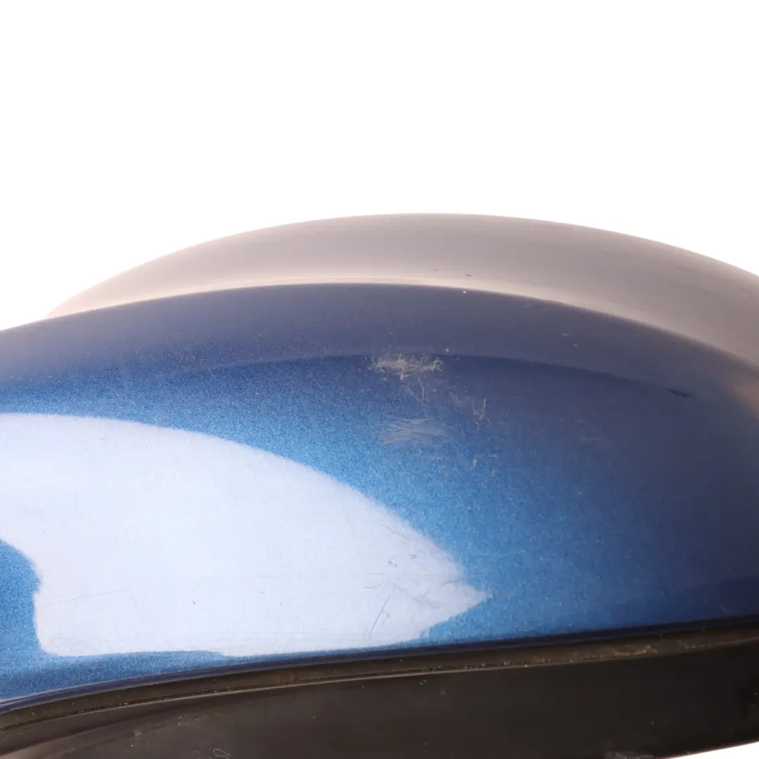 BMW E90 E91 LCI Heated Left Wing Mirror N/S Montegoblau Blue Metallic - A51 - SKU RHD-7268263-MTB - Part number 7268263