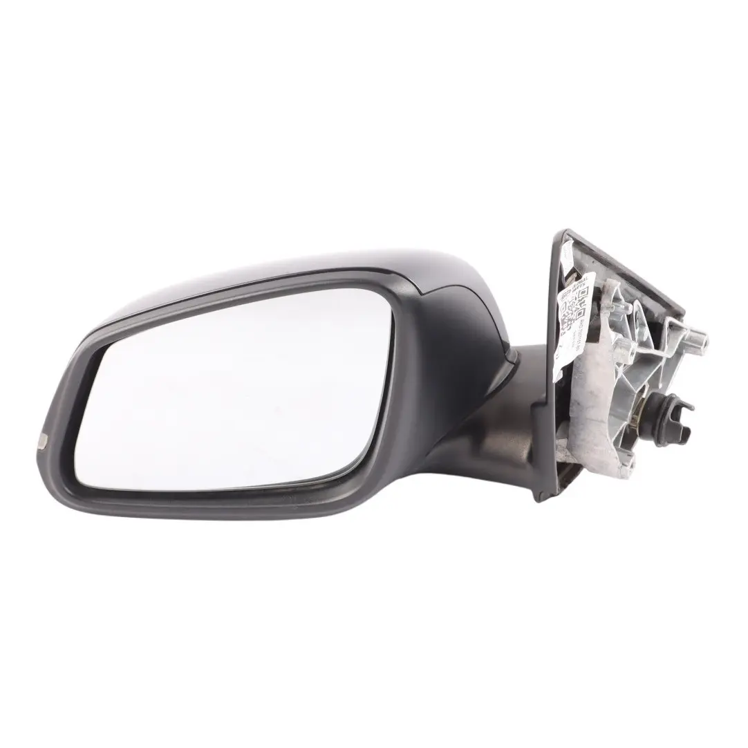 BMW X1 E84 Wing Mirror Heated Front Door Left N/S Black Sapphire Metallic 475