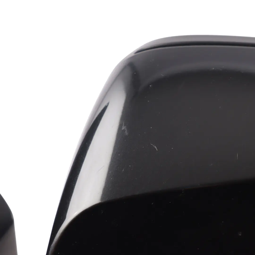 BMW X1 E84 Wing Mirror Heated Front Door Left N/S Black Sapphire Metallic 475 - SKU RHD-7307157-BS - Part number 7307157