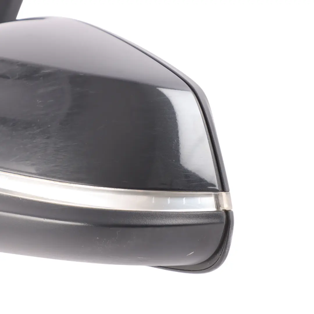Wing Mirror Heated Front Door Left N/S Black Sapphire Metallic 475 to BMW X1 E84 with Part number 7307157 BMW X1 E84 Wing Mirror Heated Front Door Left N/S Black Sapphire Metallic 475 - SKU RHD-7307157-BS - Part number 7307157