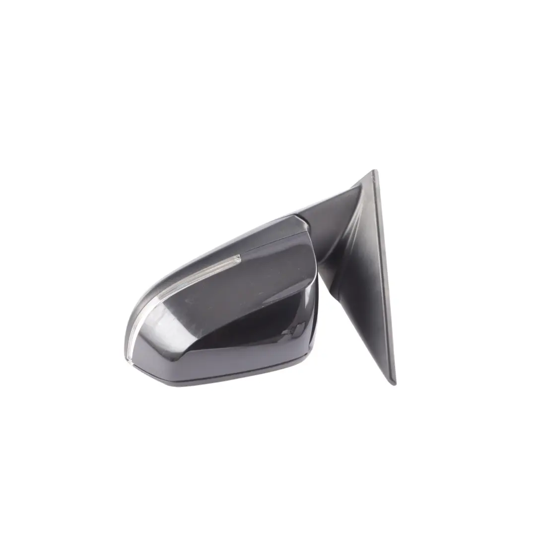 BMW X1 E84 Door Wing Mirror Heated Electric Left N/S Black Sapphire - 475 - SKU RHD-7307157-BS1 - Part number 7307157