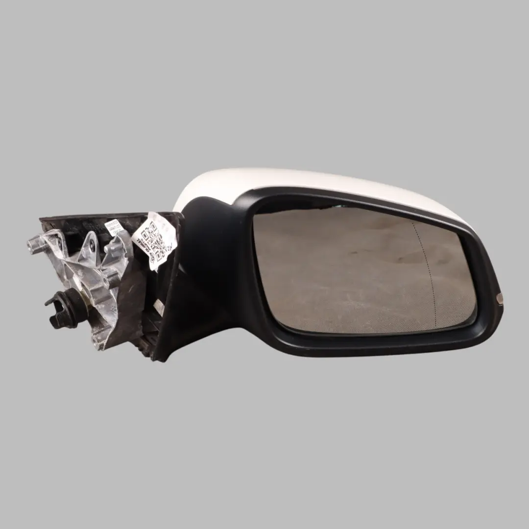 BMW X1 E84 Heated Right Wing Mirror O/S Door Alpinweiss Alpine White - 300 - SKU RHD-7307158-AW - Part number 7307158